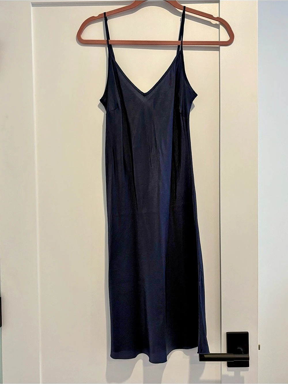 Organic John Patrick Navy Mini Dress Small